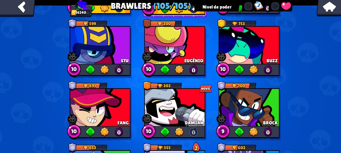 CONTA BRAWL STARS 56K+ DE 2021