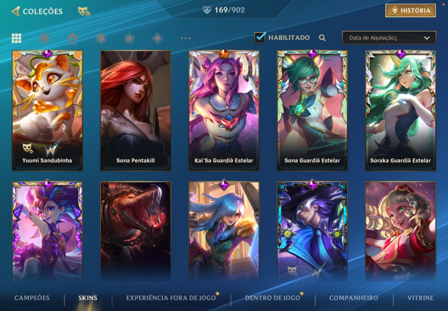 Conta Wild Rift Main sup/mid fadinha com bordas + conta lol Ahri lenda ascendida