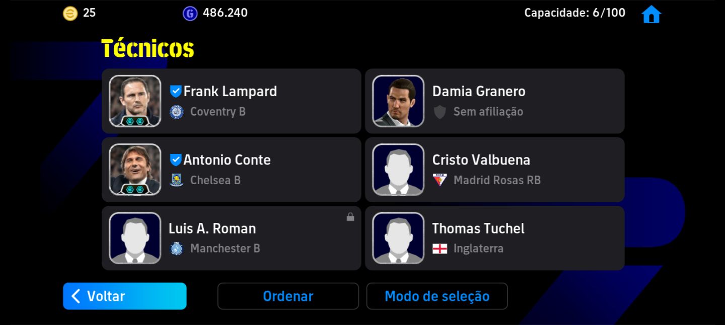 CONTA EFOOTBALL MESSI 109 MAT + AGÜERO 104 + SUÁREZ 104 + CASILLAS 105 3166