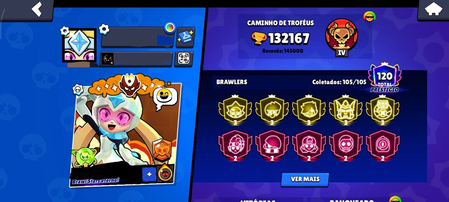 ELOJOB BRAWL STARS | UPO PRESTÍGIO, RANKED E TROFÉUS