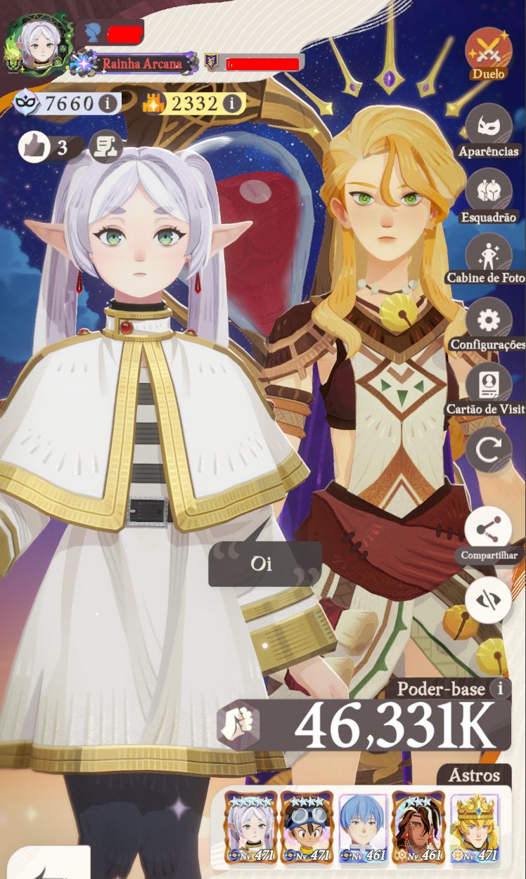 Conta AFK Journey - Global Server