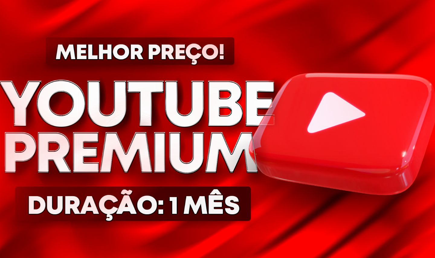 YOUTUBE e MUSIC PREMIUM (30 DIAS) com ENTREGA AUTOMÁTICA