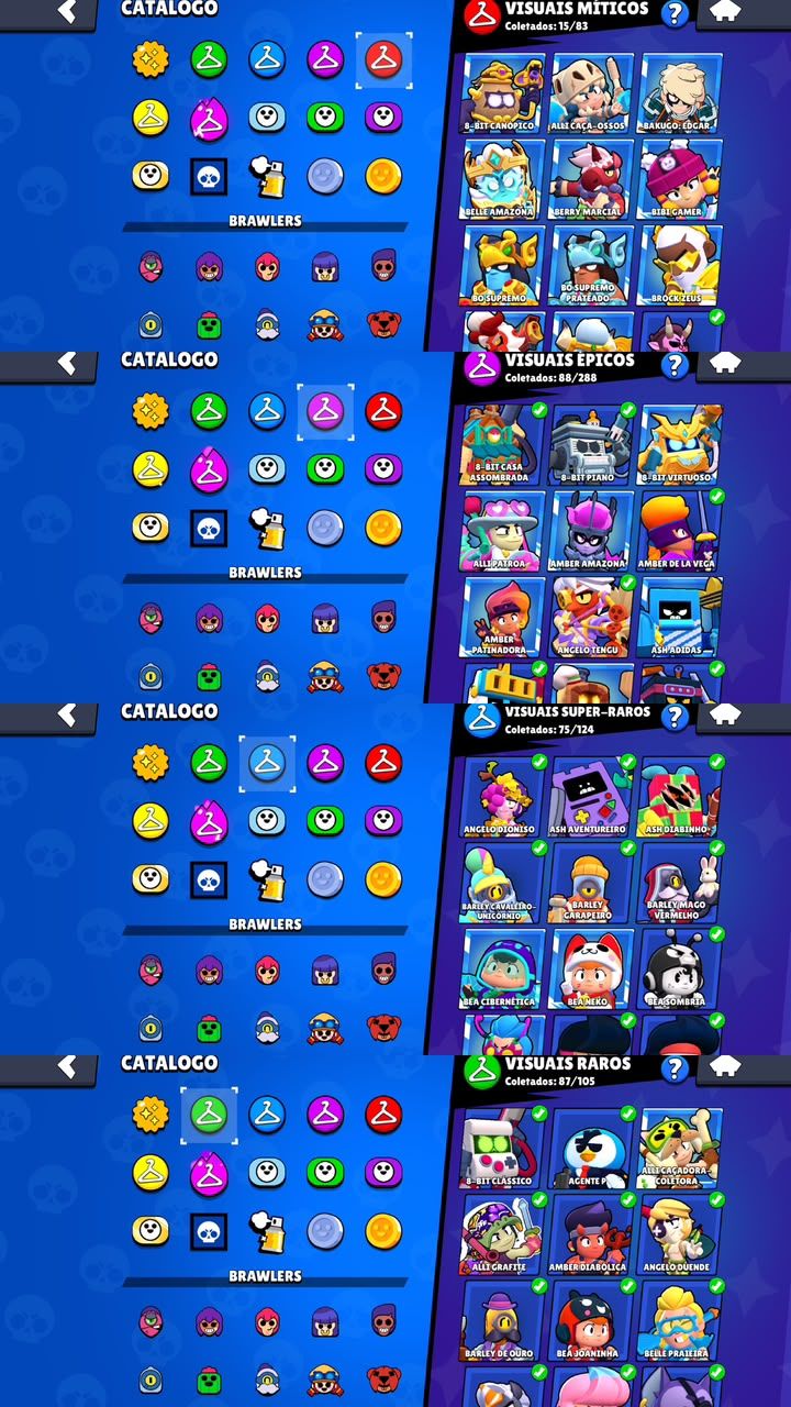 CONTA DE BRAWL STARS 64K DE TROFEUS |107 BRAWLERS |PROMO