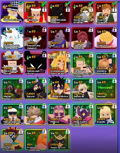 (Promocção)conta nível 137 - 8 Monarch - 3 Vanguards com monarch 7 shinys 2k RR