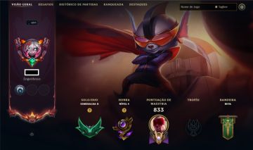 CONTA LEAGUE OF LEGENDS DE 2015// 488 SKINS, ELO MAXIMO D3