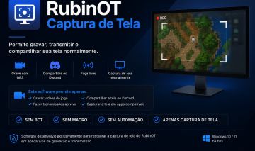 RubiPass | Captura de Tela para RubinOT | OBS e Discord | 30 Dias