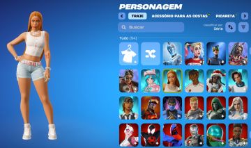 CONTA BOA COM ÓTIMOS TRAJES E BARATA!! COM SKINS ÉPICAS E LINDAS!!