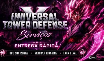24/7 [ZERO FILA / DESCONTO EM TUDO] Universal Tower Defense X | Serviços [UTDX]