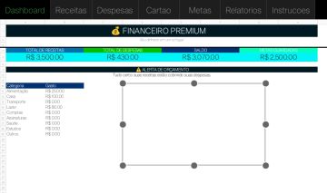PLANILHA FINANCEIRA PREMIUM | ORGANIZE SUA VIDA FINANCEIRA
