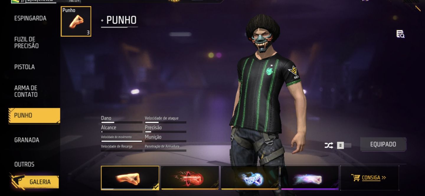 CONTA DE FREE FIRE GEMADA COM UMP ROXA
