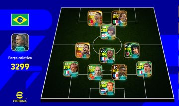 CONTA DE EFOOTBALL TOP NOVO DEL PIERRO,gullit, cr7,diaz nova zaga