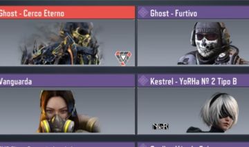 Conta COD Mobile | Ghost Mítico + Izzy + Kestrel + Guardião | 3 Lendárias