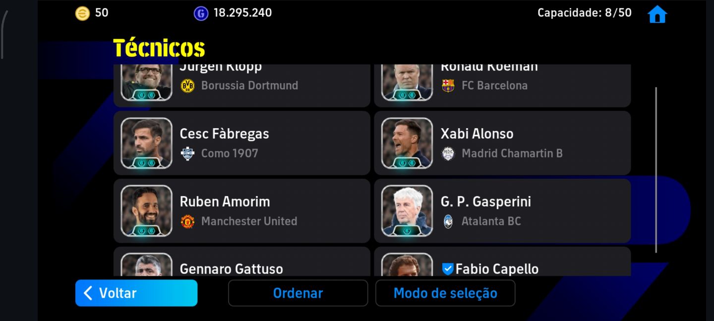 Conta com Ibra 110 e time completinho