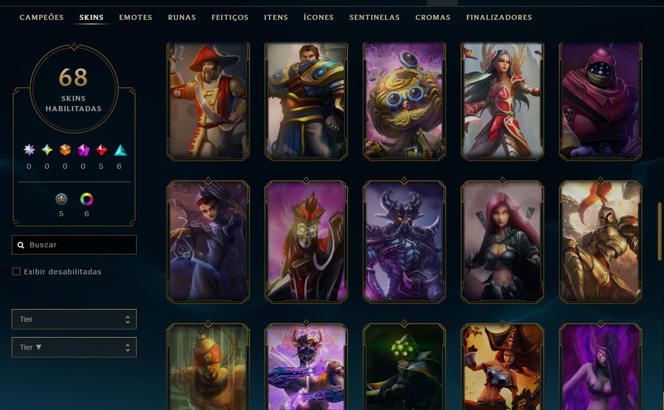 CONTA MESTRE 200PDL+ / 68 SKINS / LV 64 / FULL ACESSO AOS DADOS