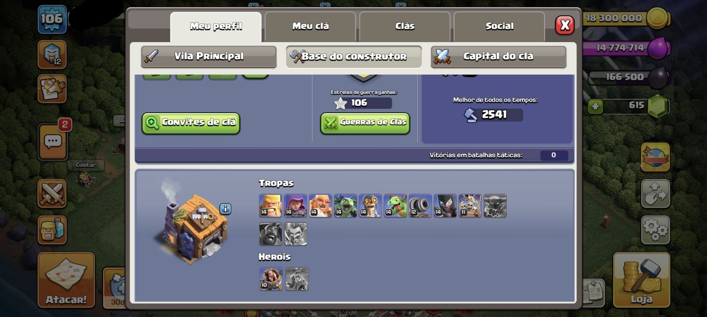Brawl Stars + Clash of Clans + Clash Royale Os 3 jogos na mesma conta!