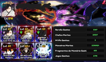 Conta nível 218 - 10 Monarch - 4 Vanguards com monarch - 7 shinys (746) RR