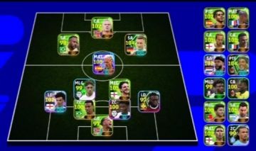 Conta de efootball ótima para jogar