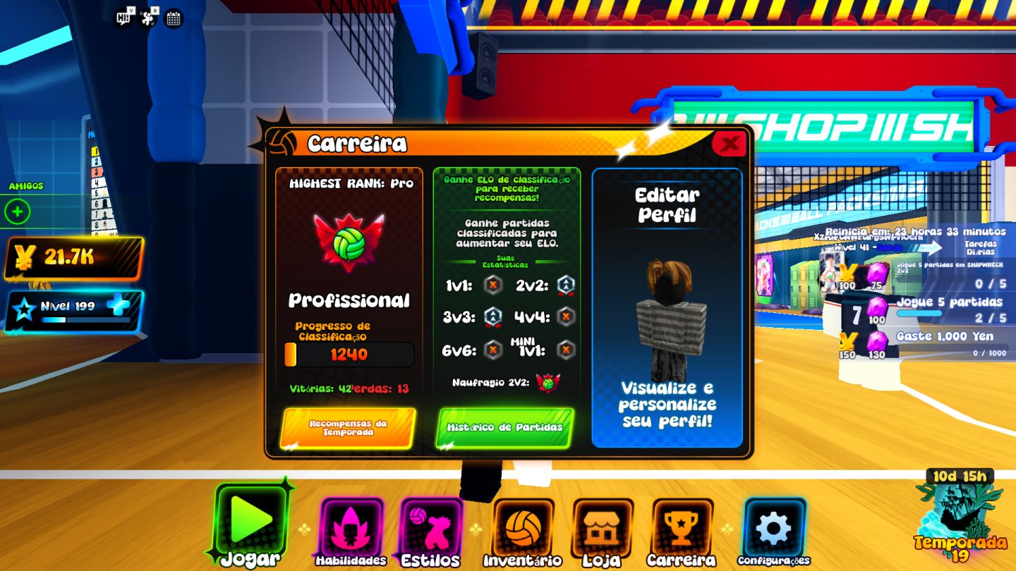 Contas de volleyball legends