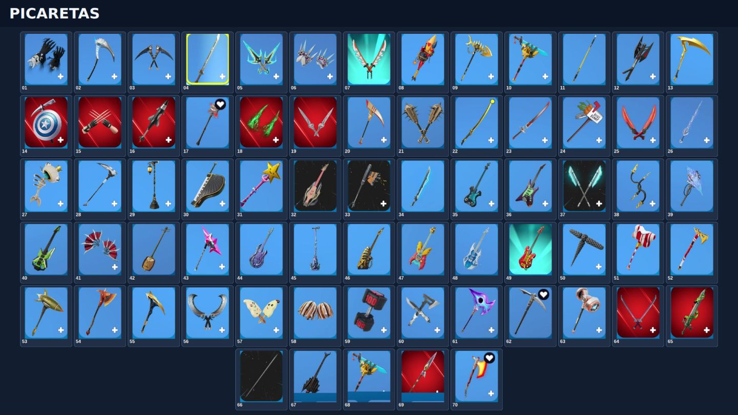CONTA FORTNITE PC | 36 SKINS+65 PICARETAS+75 MOCHILAS+40 EMOTES+50 PLANADORES