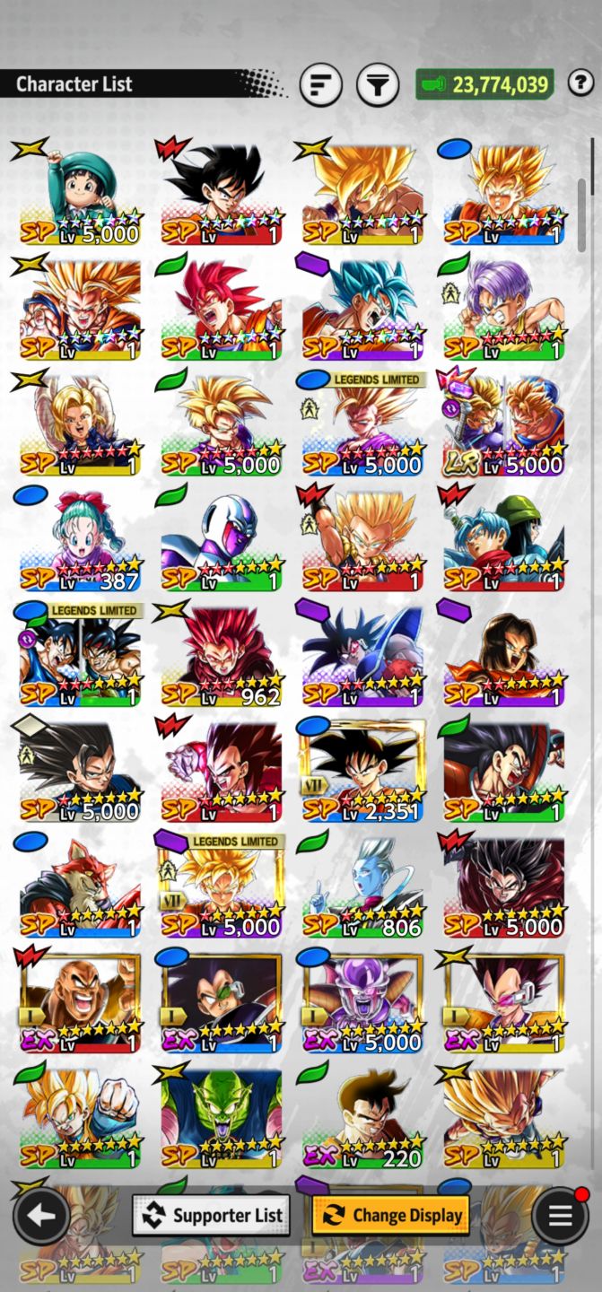 Conta Dragon Ball Legends Pronta Para PVP