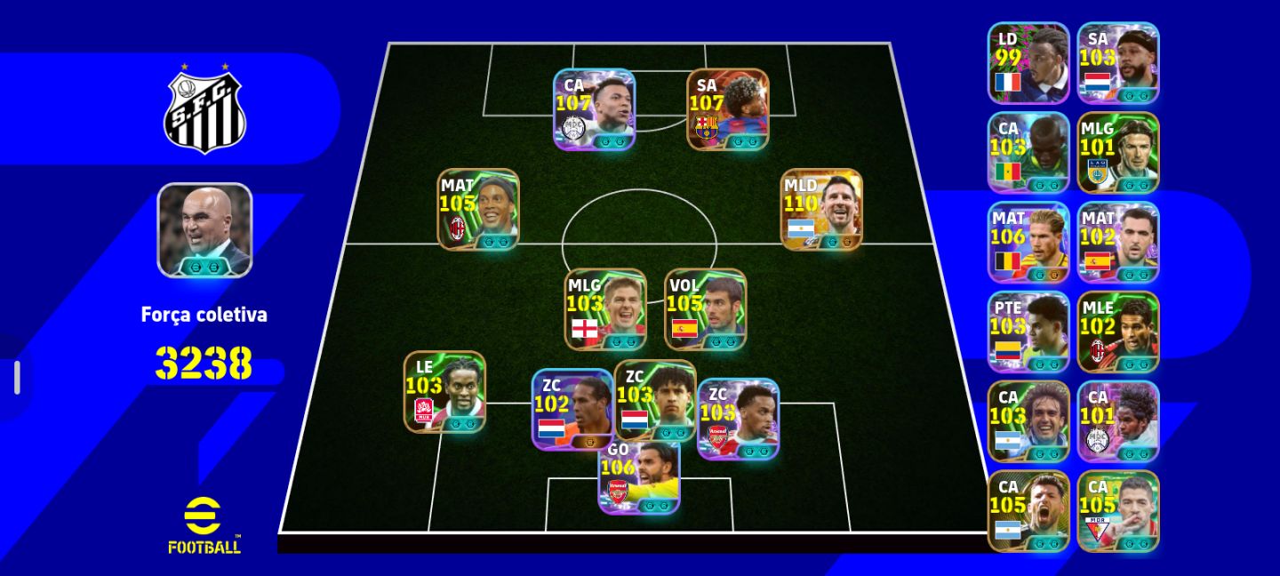 Conta efootball topzera