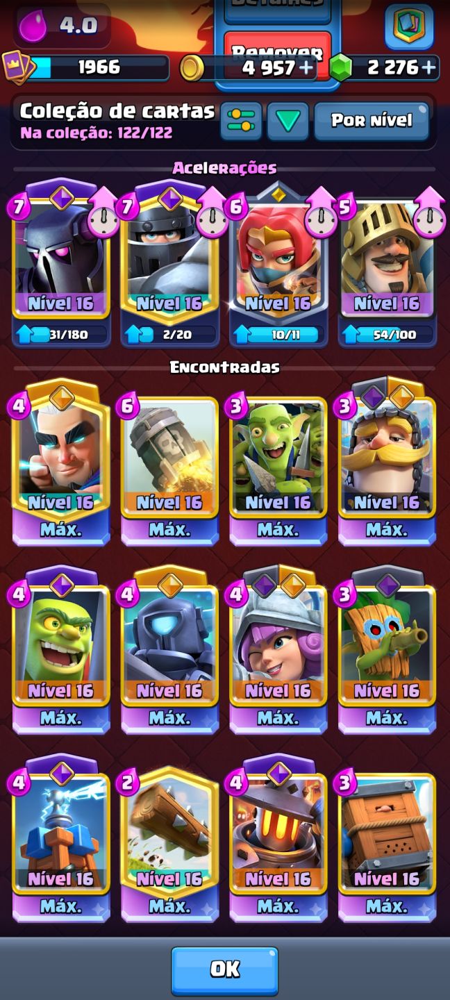 CONTA CLASH ROYALE | 13.000 TROFÉUS | 21 CARTAS NÍVEL 16 | 25 EVOS |