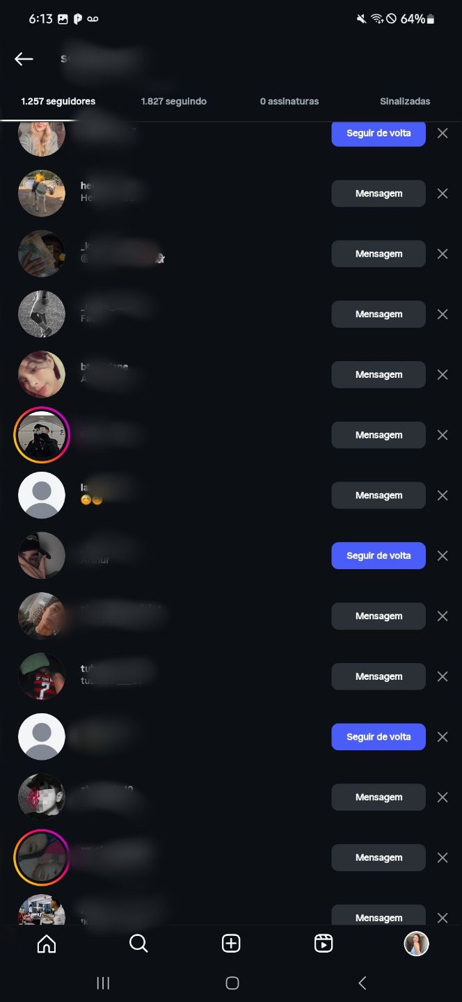 CONTAS ANTIGAS FEMININAS BRASILEIRAS INSTAGRAM SEM SELO DE NOVO