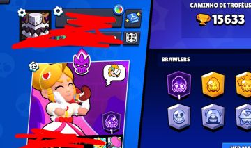 CONTA PARA NOVATO/MEDIO COM MUITO BRAWLERS UPADOS