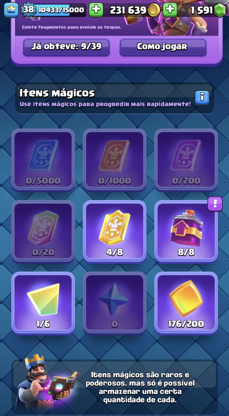 Venda de Conta Clash Royale Nível 38 Várias evoluções e com Mega Evo!!!!