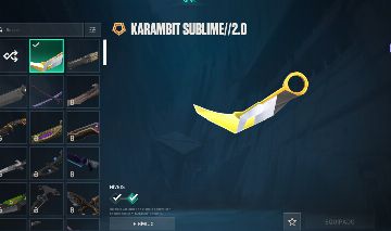 Conta valorant com skins e rank dima 1