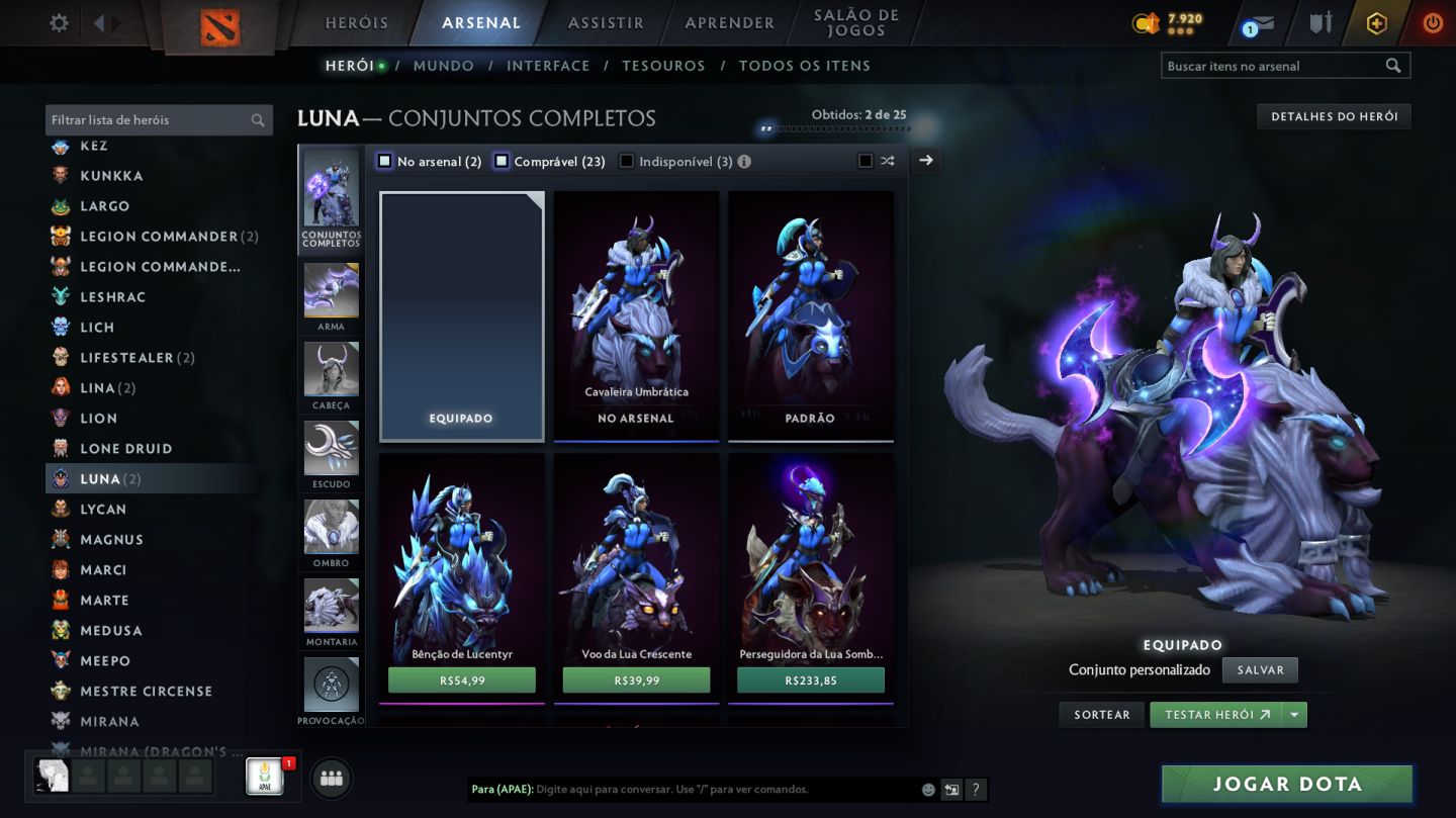 CONTA ARCONTE 3 - DOTA 2 2k.760 MMR - 11.390/11.390 BEHAVIOR