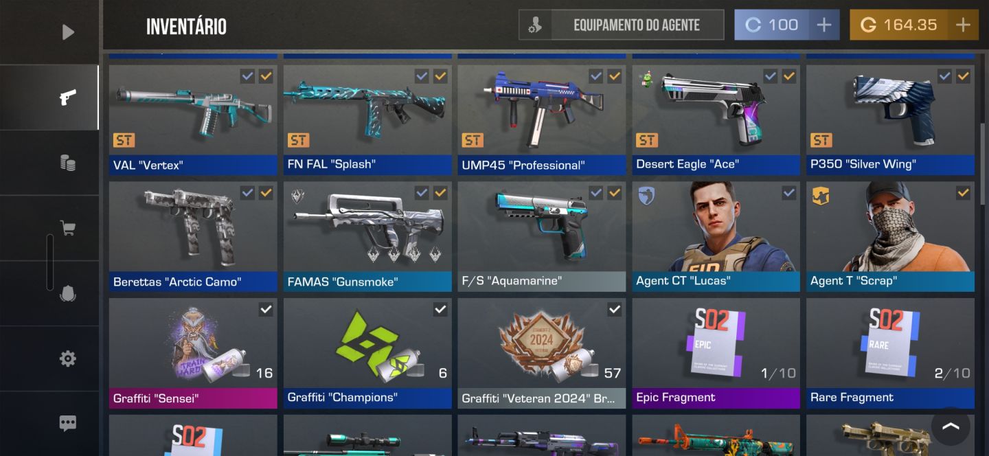 Conta de standoff 2