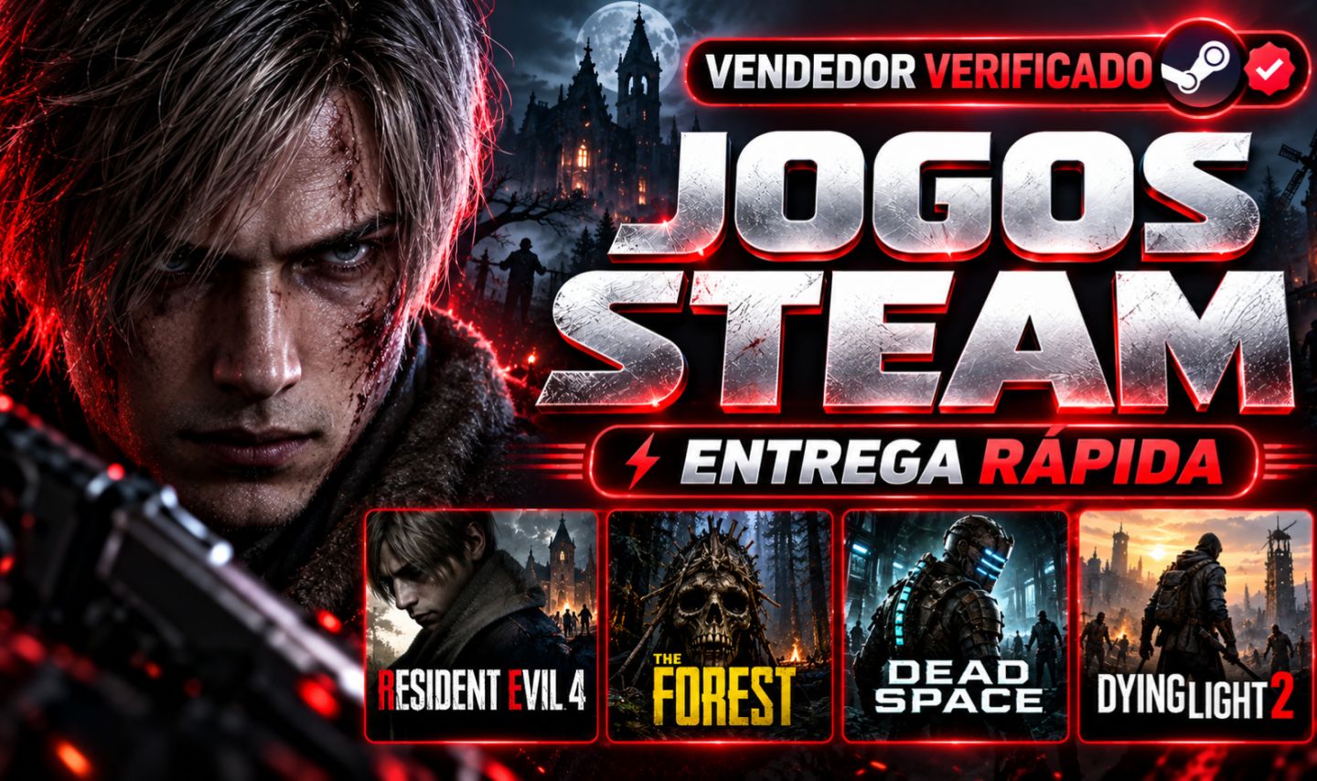 [R$2] JOGOS STEAM OFFLINE | TERROR + SOBREVIVÊNCIA | ENTREGA RÁPIDA