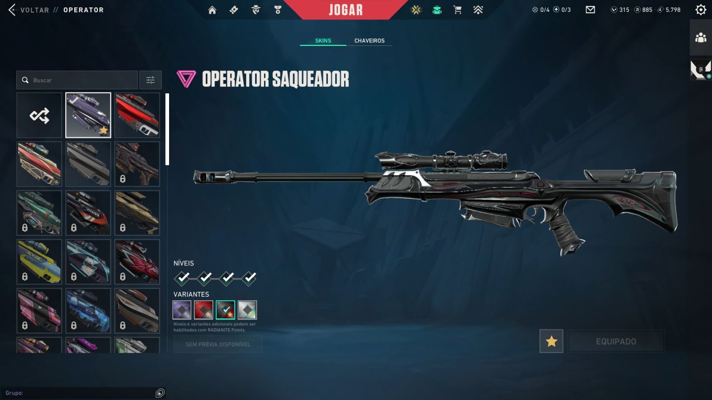 CONTA EX RADIANTE COM MUITAS SKINS E CARD DO BETA