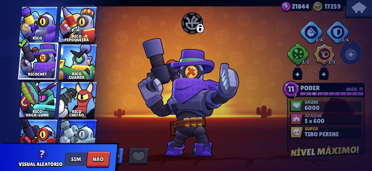 [PRA HOJE] CONTA BRAWL UPADA/SKINS RARAS, 60K, 102 BRAWLERS, CONTA MUITO ANTIGA