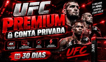 EXCLUSIVO: UFC PREMIUM 4K/ 1 TELA PRIVADA 30 DIAS ENTREGA AUTOMÁTICA