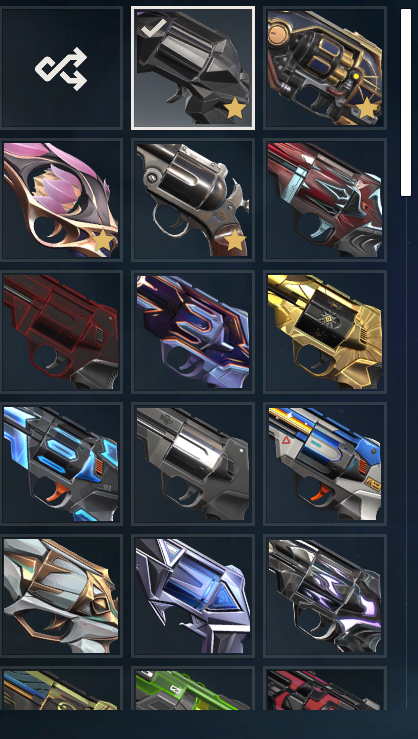 CONTA FULL SKINS - INVENTÁRIO VERMELHO/BRANCO/AZUL/ROXO - DIMA 3