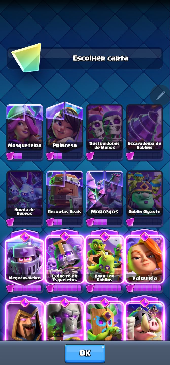 Conta Clash Royale pontuação 1966 - 35evo