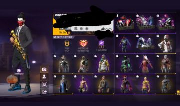 Conta muito boa de Free fire com passe do mano Max e muitos outros
