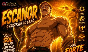 The Seven Deadly Sins Origin CONTA UPADA JERICOR c5, MELIODAS c5 e ESCANOR c5