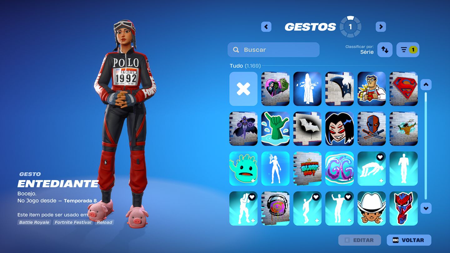 CONTA FORTNITE 610 SKINS + MACHADO LEVIATÃ