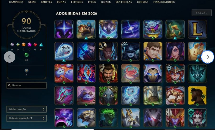 CONTA LEAGUE OF LEGENDS - PRATA II / OURO 4 59 Skins habilitadas, incluindo opç