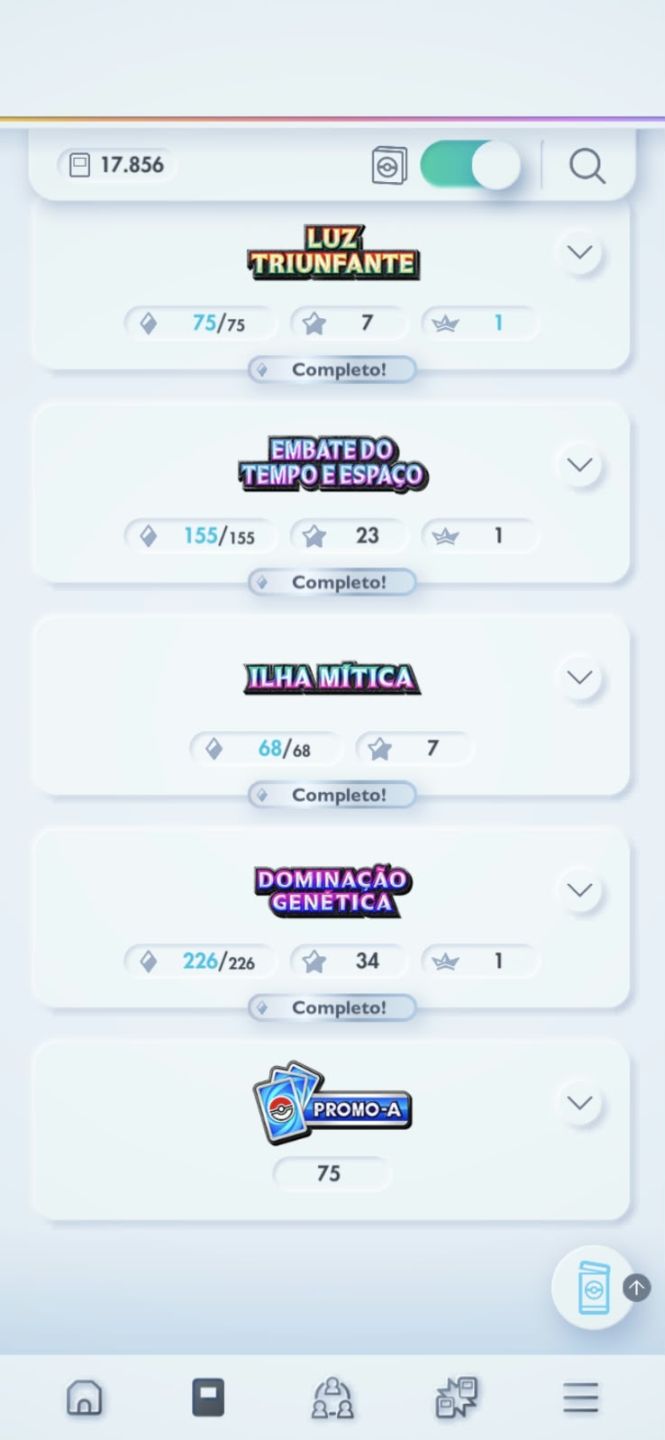 Conta TOP TCG Completinha