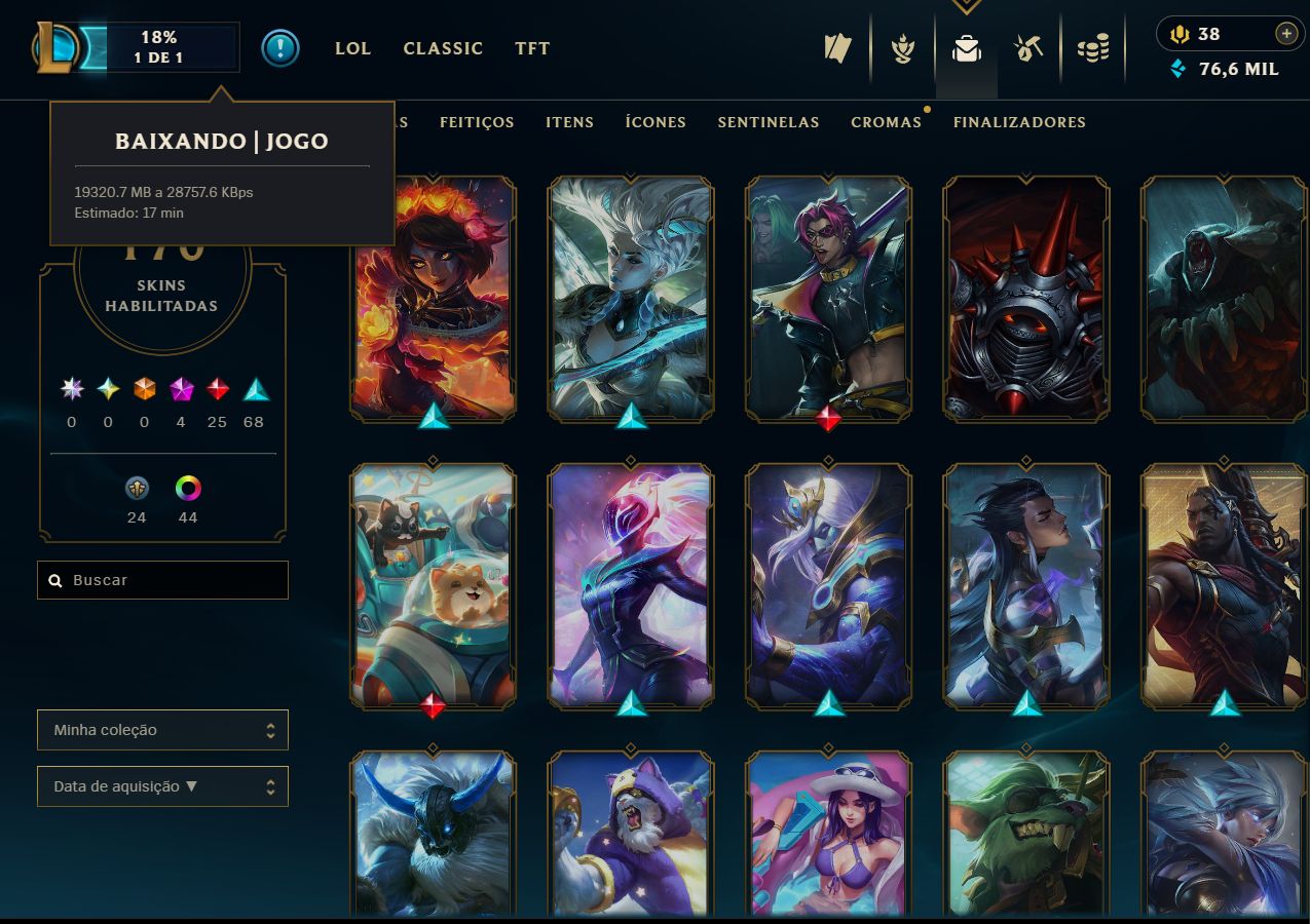 CONTA DE VALORANT E LEAGUE OF LEGENDS