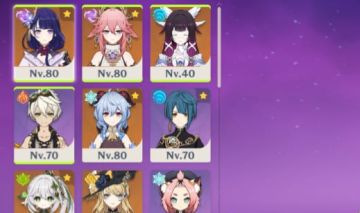 CONTA GENSHIN INICIANTE COM COLUMBINA + RAIDEN + NAVIA