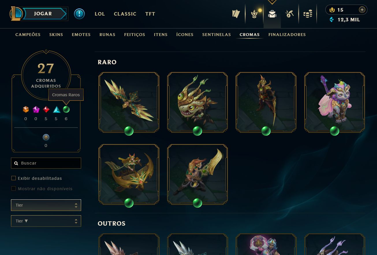 [ACESSO IMEDIATO] 70+ skins Ouro IV em MD5 MMR Buffado