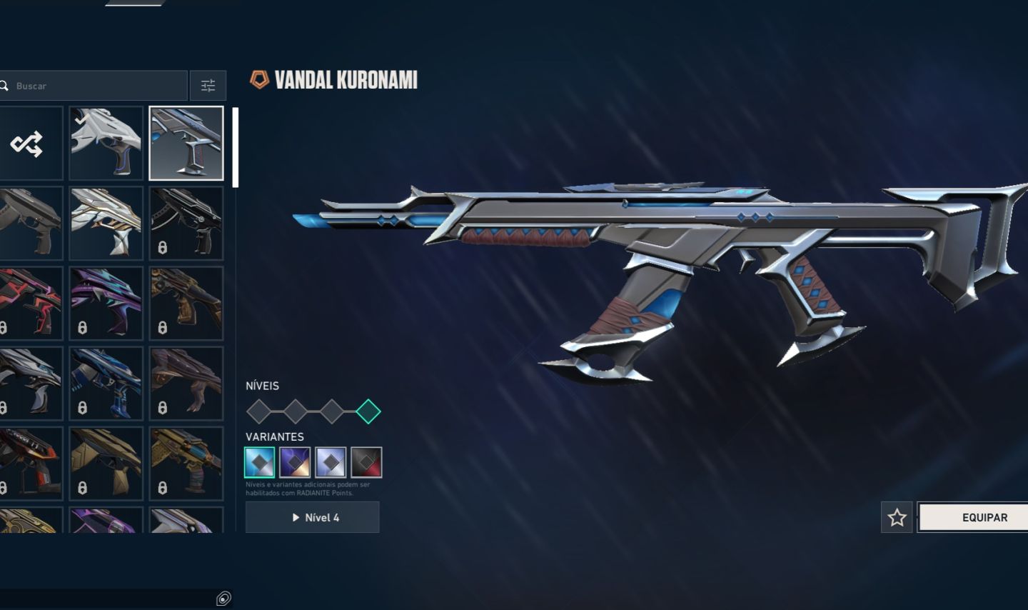 Conta Valorant Level 80 | Vandal Kuronami + Ion | Smurf