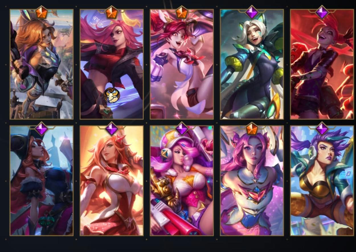 (WR) MAIN FADA - SKINS LUX, NAMI, SERAPH E MUITO MAIS.
