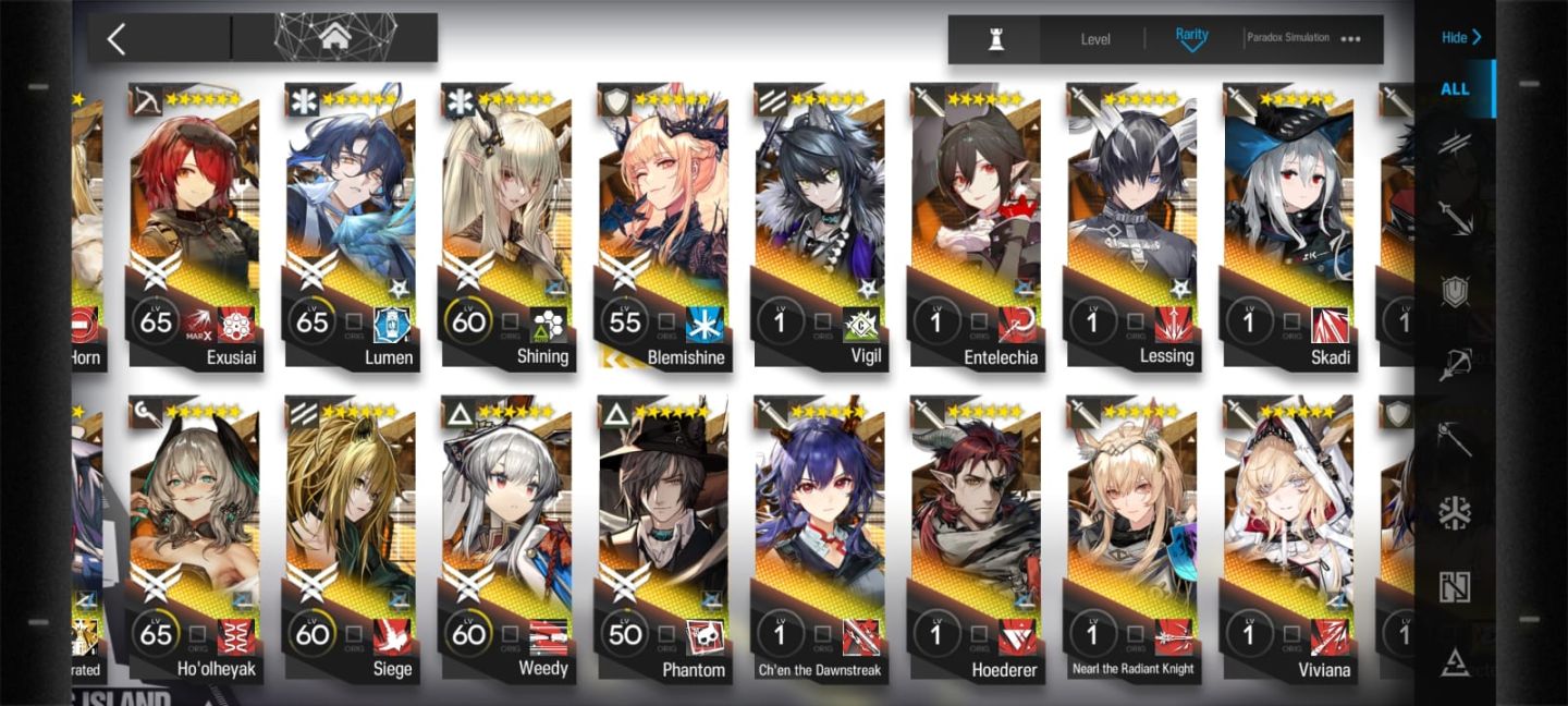 Conta Arknights END GAME