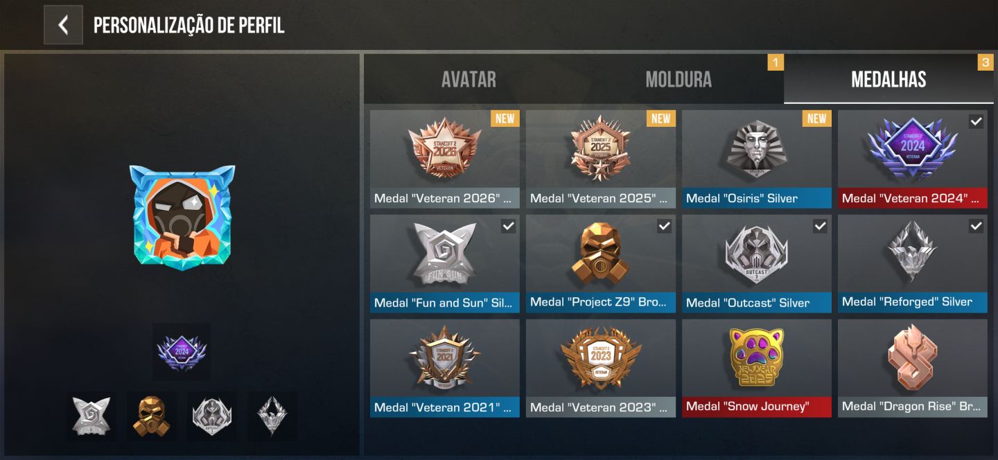 Standoff 2 com mais de 40k de gold